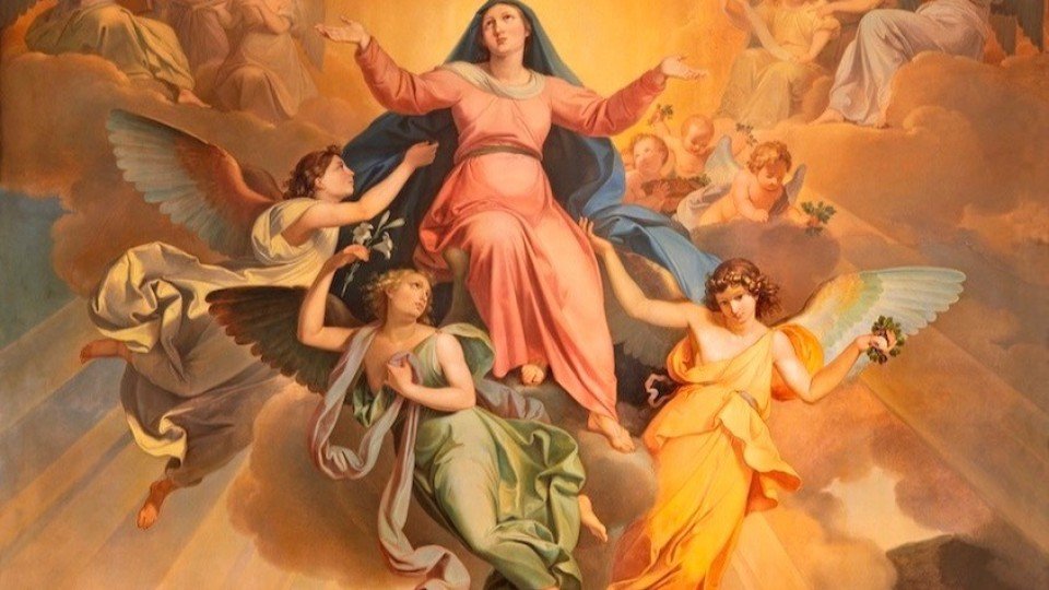 L’assomption de la Vierge Marie au Ciel